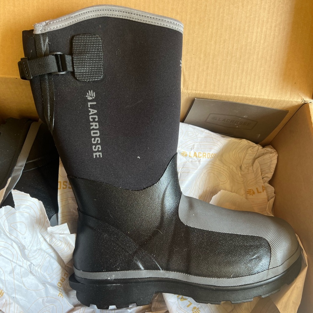 Brand New Lacrosse 14” Alpha Range MET/PR/NMT Boots Size 11